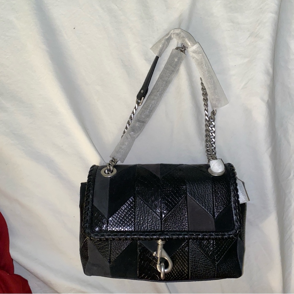 Rebecca Minkoff Black Geometric Crossbody Bag